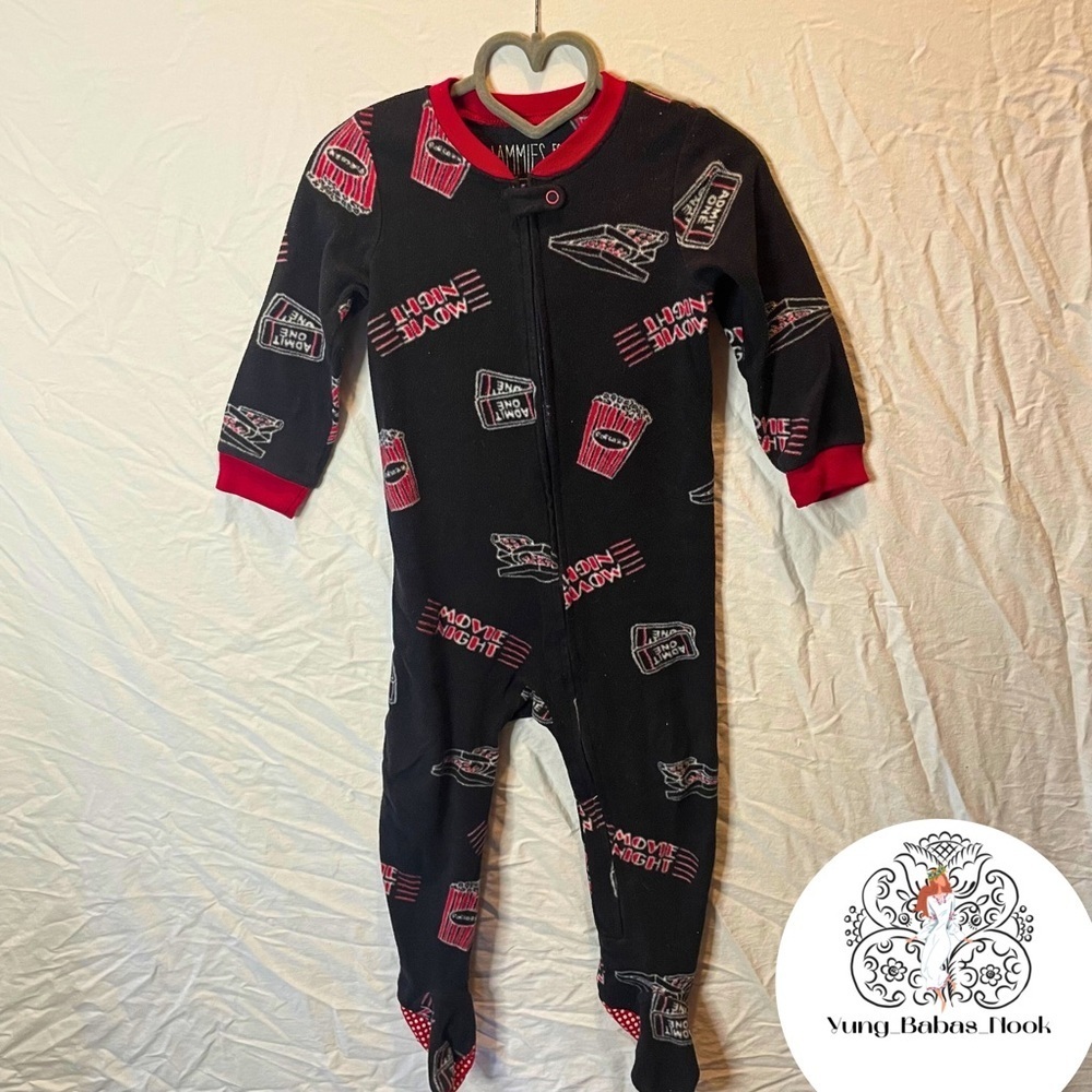 24 Months Jammies For Your Families Movie Night Cinema Toddler PJ’s PRELOVED